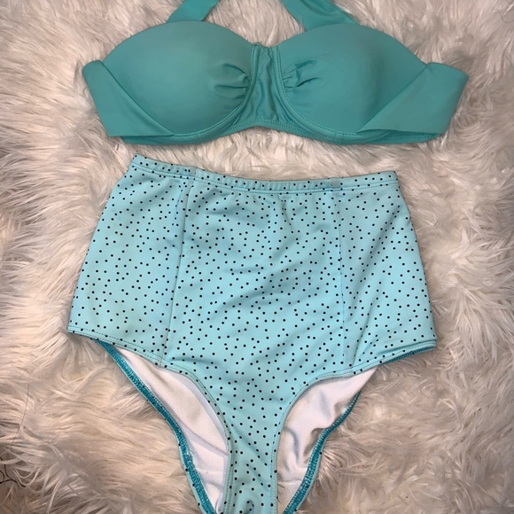 High waist swimsuit set - Picture 4 of 11